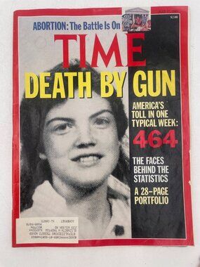 Time Magazine July 17 1989 Gun Violence Epidemic & Luxury Cars Abortion
